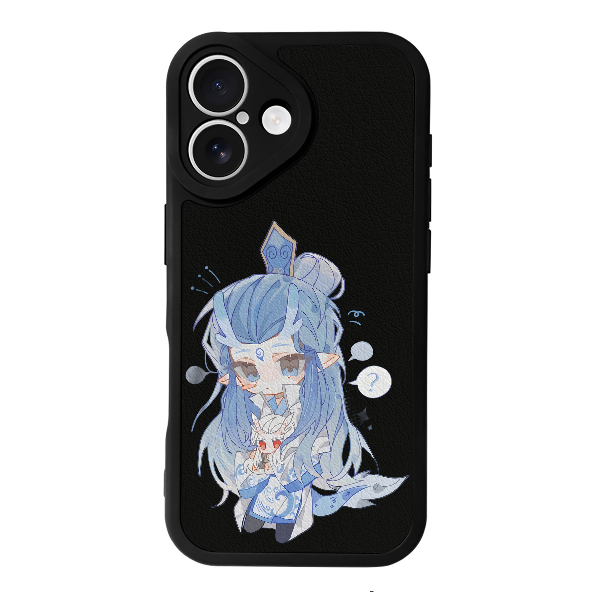 （画像用） Ne Zha 2 ナタ 魔童の大暴れ 【iPhone 16シリーズ対応】シリコンスマホケース（レザー調） 材質：シリコン